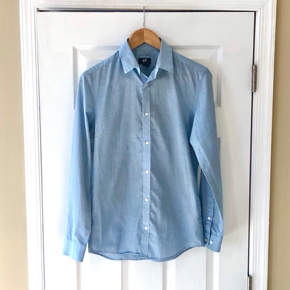 H&M Other - 💐H&M Slim Fit Easy-Iron Button-Up Shirt 👔🌸